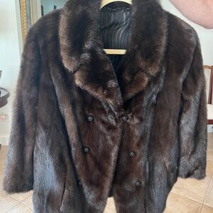 Vintage Dark Brown Mink jacket
